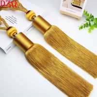 ✽✳ 2 Pieces Curtain Accessory Hanging Belt Ball Solid Golden/Green/Borwn Curtain Tassel Tieback Curtain Holder Buckle A010