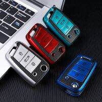 hot【DT】 Polo Golf7 MK7 Tiguan for Skoda Octavia Kodiaq Karoq Ateca Car Cover Keychain Protector