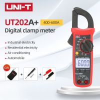 UNI-T UT202A+ ดิจิตอลแคลมป์มิเตอร์คลิปแอมป์  DC (V) / AC (A）AC (V) 600A  600V แรงดันกระแสไฟ