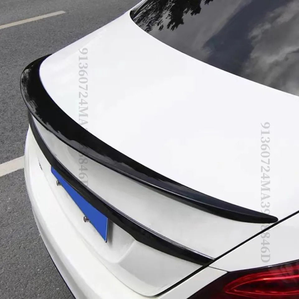 For Mercedes Benz C W205 Sedan and C43 C63 4 Door Rear Spoiler Wing  Exterior Part Sport AMG Style Tail Air Deflector Tuning