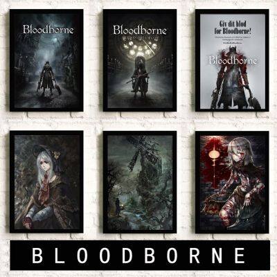 Popular online games Bloodborne family wall play room childrens room wall decoration poster canvas wall sticker o675 Wall Décor