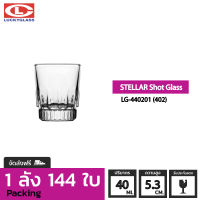 แก้วช๊อต LUCKY รุ่น LG-440201(402) Stellar Shot Glass 1.4 oz  [144ใบ] - ส่งฟรี + ประกันแตก ถ้วยแก้ว ถ้วยขนม แก้วทำขนม แก้วเป็ก แก้วค็อกเทล แก้วเหล้าป็อก แก้วบาร์ LUCKY