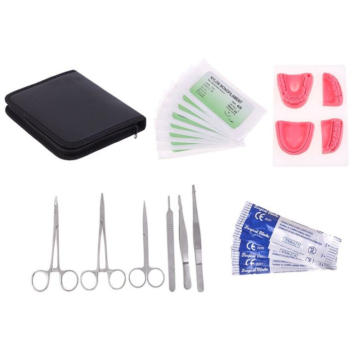 dental-suture-kit-medical-skin-suture-surgical-training-kit-chirurgical-surgical-practice-set-oral-doctors-dental-teaching-model