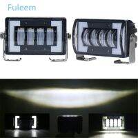 HOT Fuleem 2ชิ้น5นิ้ว24W จุด6500K ทางวิบาก Led บาร์ทำงานหมอกโคมไฟ Drl ขับรถ12V 24V กันน้ำ