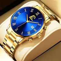 【Wrist watch】 2022 Fashion Mens Gold Watches Luxury Minimalist Wrist Men Business relogio masculino ！