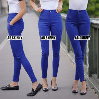 AB Skinny สีน้ำเงิน ของแท้ จากเพจดัง 300,000 Like กางเกง AB สกินนี่ยีนส์ ผู้หญิง