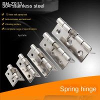 1PCS Self Closing Spring Door Hinge Stainless Steel Hardware 1/1.5/2/2.5/3/4Inch For Windows Cabinets Jewelry Boxes