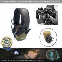 Original ยุทธวิธีอิเล็กทรอนิกส์ Earmuff กีฬากลางแจ้ง Antinoise ชุดหูฟัง Impact Sound Amplification การได้ยินการล่าสัตว์ Ear