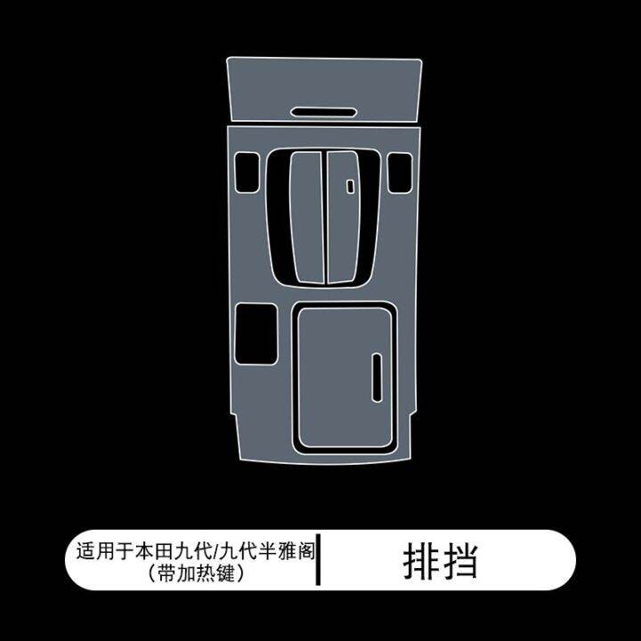 ฟิล์มใส-tpu-สำหรับ-honda-ord-2013-2017สติกเกอร์ป้องกันภายในรถยนต์สติกเกอร์ติดคอนโซลเกียร์แผงหน้าปัดแผงหน้าต่างประตู