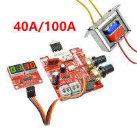 40A 100A ดิจิตอลเครื่องเชื่อมจุด Control Spot เครื่องเชื่อม AC 110V/220V To 9V เครื่องควบคุมหม้อแปลงไฟฟ้า Board เกมส์จับเวลาจอแสดงผลปัจจุบัน