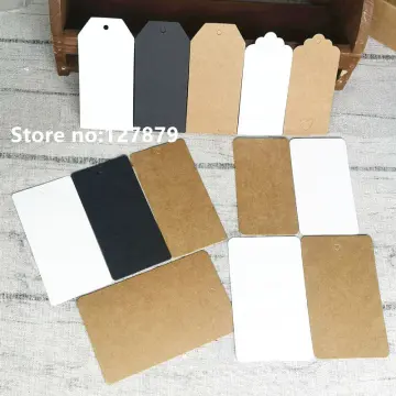 100pcs/lot 3.5x5cm Price Tags Kraft Paper Lables for DIY Jewelry Retail  Price Tags Handmade