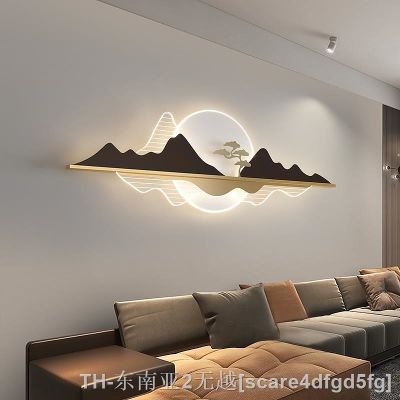hyfvbujh❀∏▲ Minimalist Room Sofa Background Wall Lamp Bedroom Bedside Personality Mural Lamps