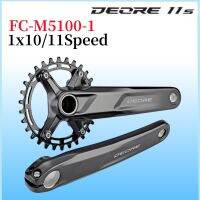 DEORE FC-M5100-1 MTB จักรยานข้อเหวี่ยงมอบที่แม่นยำและเชื่อถือได้ขยับสำหรับ1x10หรือ1x11 2x11-speed Drivetrains เดิม
