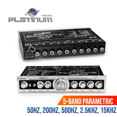 ปรี PLATINUM รุ่นPEQ5 PLUS ปรีแอมป์รถยนต์ ปรีแอมป์ 5แบนด์ ขั่วทิปฟานีไส้แน่น ปรีแอมป์ติดรถยนต์ ตัวปรับเสียง เครื่ิองเสียงติดรถยนต์ ปรีแอมป์