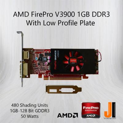 AMD FirePro V3900 1GB DDR3 with low profile plate (มือสอง)