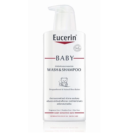 eucerin-baby-wash-and-shampoo-400-ml-ผลิตภัณฑ์ทำความสะอาดผิวหน้า-ผิวกาย-และเส้นผมของเด็กทารก