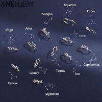 {LTATA- temperament}ANENJERY 12กลุ่มดาวราศีเข้าสู่ระบบแหวนนิ้วแฟชั่นผู้หญิงประดับเพชรปรับแหวนเครื่องประดับสำหรับที่ดีที่สุด Birhday S-R769