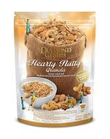 ไดมอนด์เกรนส์ กราโนล่ารสฮาร์ทตี้นัตตี้ 500ก. ✿ Diamond Grains Granola Hearty Nutty 500G.