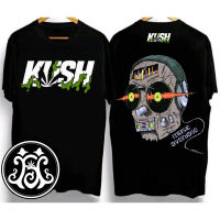 original KUSH เสื้อยืดสไตล์เรโทรสตรีท(สีดำ) classic COTTON kush clothing แขนสั้นอินเทรนด์ เสื้อผู้ชาย/ผู้หญิง จัดส่งจากประเทศไทย พร้อมสำหรับการจัดส่ง