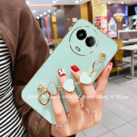 ร้อน เคส Phone Case Realme 11 Realme11 C51 NFC 4G 5G ใหม่ เคสโทรศัพท์ ชุบแฟชั่นที่สร้างสรรค์กันกระแทกกันตกฝาหลังนิ่มลายการ์ตูนน่ารักสร้อยข้อมือรูปหัวใจ2023