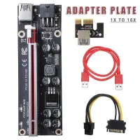 Ver009s ที่เป็นที่ต้องการบวก Pci E Riser,1x ด่วน Pci อะแดปเตอร์16x Usb 3.0สายข้อมูล Pci E 16x สายเคเบิลบอร์ดขยายสำหรับเครื่องพิมพ์