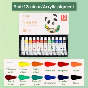 12ml Tube Acrylic Paint Set 12/18/24/36 Color Acrylic Paint No