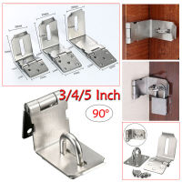 90 Degrees Clasp Shed Door Staple Padlock Latch Lock Hasp Door Lock Buckle Door Latch