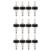 12 x Clear Auto Measure Quick Shot Pourers