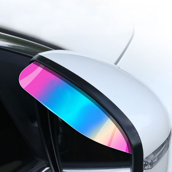 ที่บังฝนกระจกมองหลังรถยนต์1คู่กระจกมองหลังรถยนต์กระจกคิ้วกันฝนอุปกรณ์เสริมประดับรถกระจก-lfs3883กระจกมองหลังรถยนต์