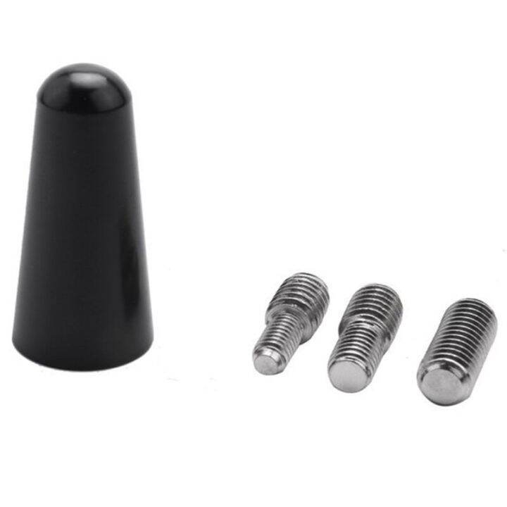 เสาอากาศ3ซม-พร้อมอะแดปเตอร์แบบเกลียวที่-m6-m5-m4เสาอากาศติดหลังคาเสาอากาศรถยนต์เสาเสาสั้นเสาอากาศอะแดปเตอร์สั้นเท้าวิทยุ