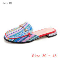 Summer Style Women Flats Sandals Woman Flat Shoes Loafers Slip-On Shoes Sandals Small Plus Size 30 - 40 41 42 43 44 45 46 47 48