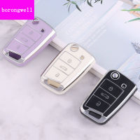 TPU Shell Of Car Remote Control Key,Volkswagen Golf 7, MK7, Tiguan, MK2, Seat Ateca, Leon, FR2, Ibiza, Skoda Octavia A7, Volkswagen Remote Control Shell