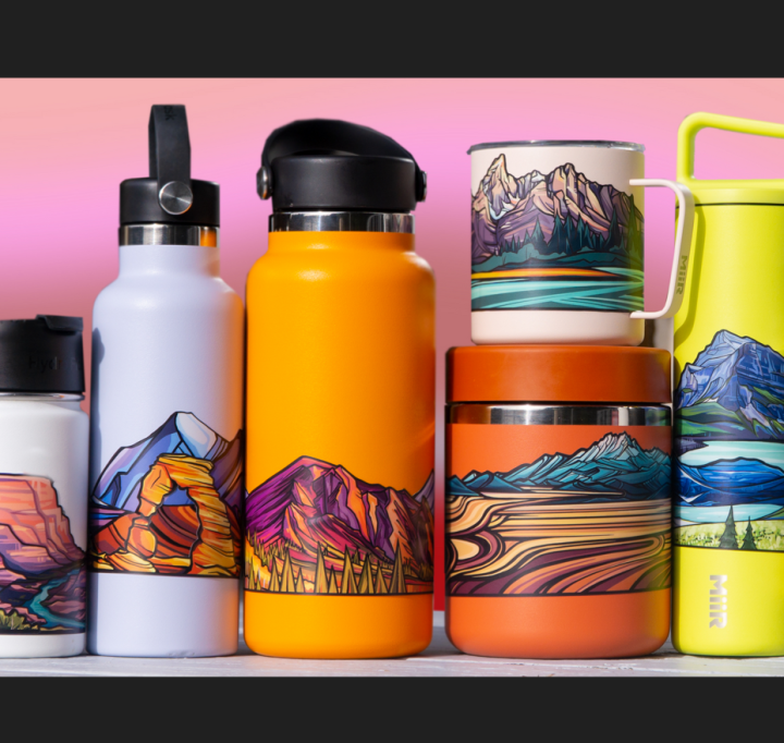 Infinity Sticker MATTE finished Water Bottle Sticker(1.8inches x 11