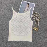 Chan Hot Diamond Vest ผ้าไหมน้ำแข็งถักผู้หญิง Summer