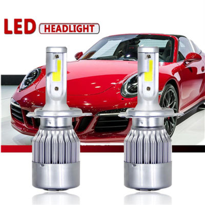 หลอดไฟหน้ารถ LED รุ่น C6 ขั้ว H4 H7 H11 ความสว่าง 6000K ระบบ Lighting Focus (1 คู่)