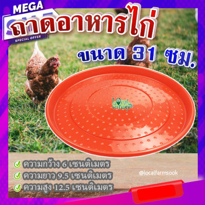 ถาดอาหารไก่ (ขนาด 31 ซม.) 🐔 ถาดอาหารไก่ ถาดใส่อาหารไก่ ที่ให้อาหารไก่ ถังให้น้ำไก่ ที่ใส่อาหารไก่ homes