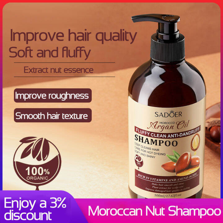 SADOER Nut Oil Fluffy Cleansing and Dandruff Removing Shampoo