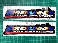 [HOT]สติ๊กเกอร์ PRERUNNER สีเข้มสวย 1ชุด มี2แผ่น ขนาด 39*9CM ขนาดพอดีสำหรับท้ายกระบะ