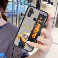 UCUC เคสโทรศัพท์เคสสำหรับ Realme C3 (สายรัดข้อมือ) กันกระแทก Frosted กลับการ์ตูนตุ๊กตาอุสึมากินารูโตะสำหรับชายขอบฝาครอบเลนส์ป้องกันเลนส์โทรศัพท์บางเฉียบเคสโทรศัพท์