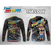 [In stock] 2023 design sublimation long sleeve, full print, thailook design, thailand design,010,beat graymotorcycle jersey cycling jersey long shirt，Contact the seller for personalized customization of the name