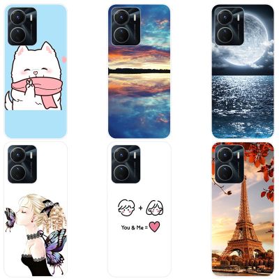 VIVO Y16กรณีซิลิโคนน่ารักการ์ตูนปกหลัง VIVO Y16 VIVOY16โทรศัพท์กรณี Soft TPU