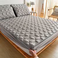 1pc Mattress Cover Thicken Quilted Fitted Bed Sheet Printed Bedding sheets for kids Cover Non-slip Sheet (Need Order Pillowcases