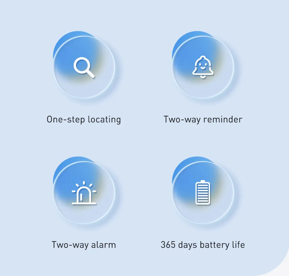 Tag Bluetooth Baseus T2 Pro dễ dàng gắn vào chìa khóa
