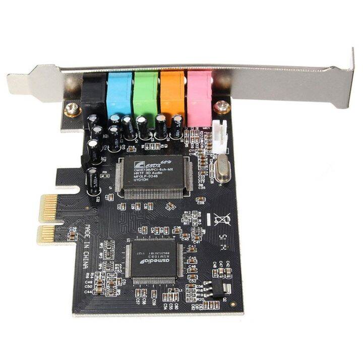 ร้อน-pci-express-pci-e-5-1-ch-6ช่อง-pcie-เสียงการ์ดเสียงดิจิตอลอะแดปเตอร์-cmi8738-cmi8738เสียงการ์ดเสียง