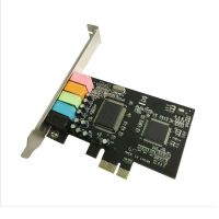 HSFJHSS PCI-E8738 CMI8738คงทนแบบ PCI Express การ์ดเสียงเสียงดิจิตอลอะแดปเตอร์ PCIE