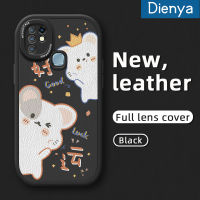 เคส Dienya สำหรับ Infinix Hot 10S Hot 10S NFC ร้อน10T เคส X682C X682B โชคมีลวดลายเป็นดีไซน์ใหม่เคสใส่โทรศัพท์หนังซิลิโคนนิ่มเคสมือถือกันกระแทกป้องกันการตกด้วยเคสป้องกันกล้องสำหรับเลนส์คลุมทั้งหมด