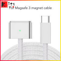 [ชุดเล็ก] ชนิด C สำหรับ Magsafe 3สายชาร์จ140W PD ชาร์จเร็วใช้ได้กับ MacBook 2M