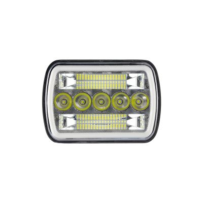 【Motor Tool】1Pcs 7 X 6 500W LEDไฟหน้ารถมุมตาไฟ