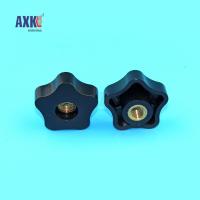 10/5 PCS M5 M6 M8 M10 Plum Hand Tighten Nuts Handle Thread Star Mechanical Black Thumb Nuts Clamping Knob Manual Nuts