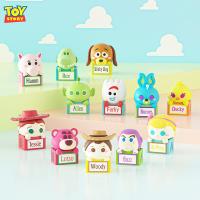 Disney Figure Toy Mini Bean Toy Store Series Ducky Bunny Alien Rex Woody Buzz Lotso Hamm Forky Anime Action Model Car Decoration